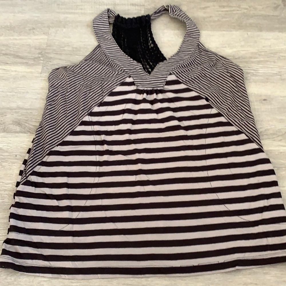 Self Esteem Striped Halter